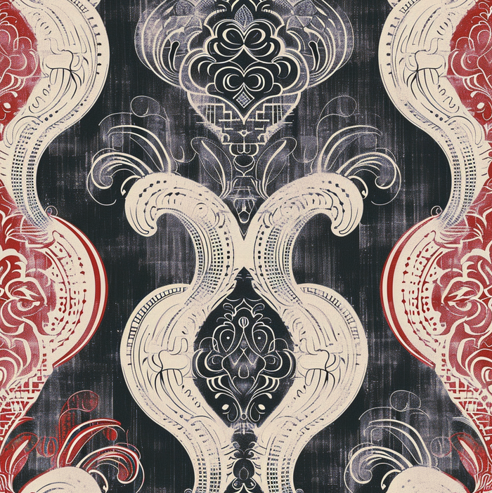 Atlanta Fabrics Melodrama Ink Fabric | Atlanta Fabrics