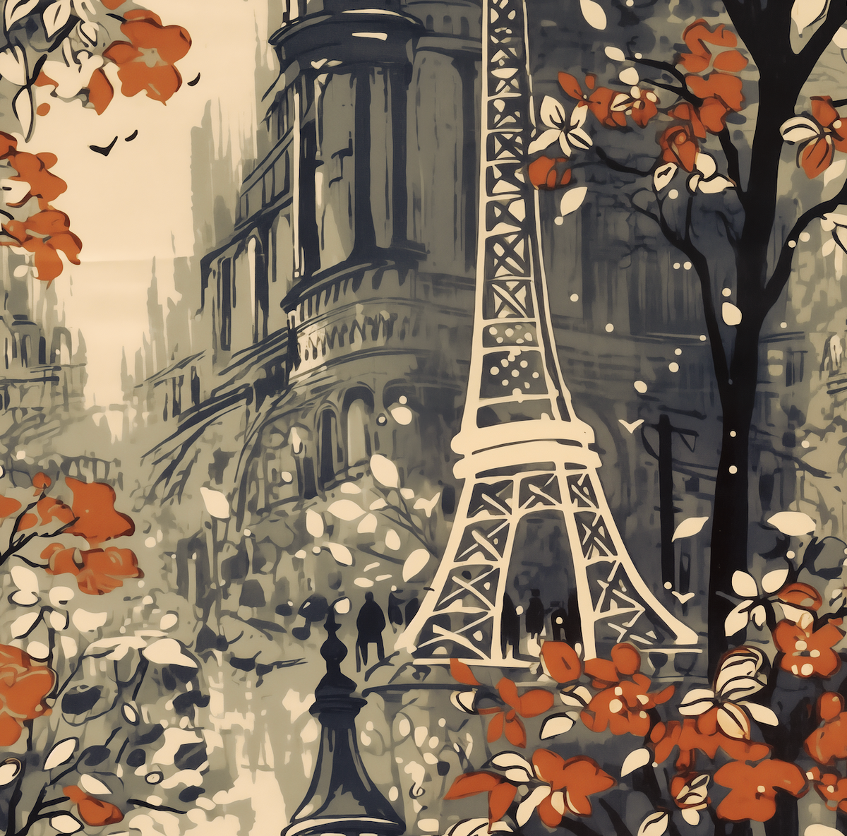 Paris In Love Grey