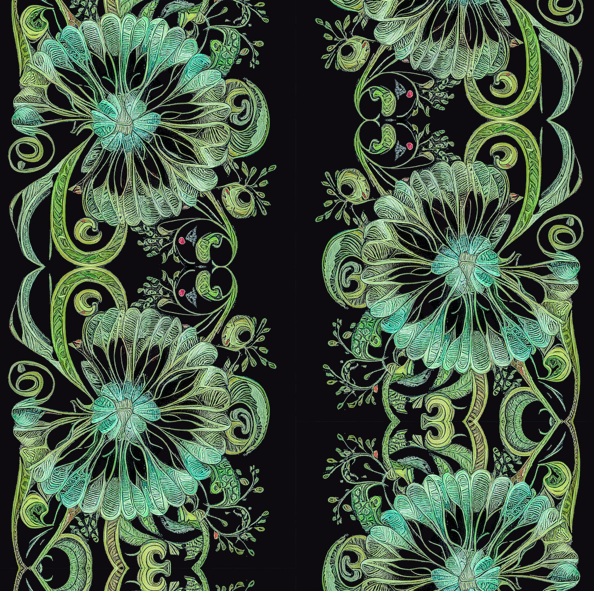 Fireflies Aqua