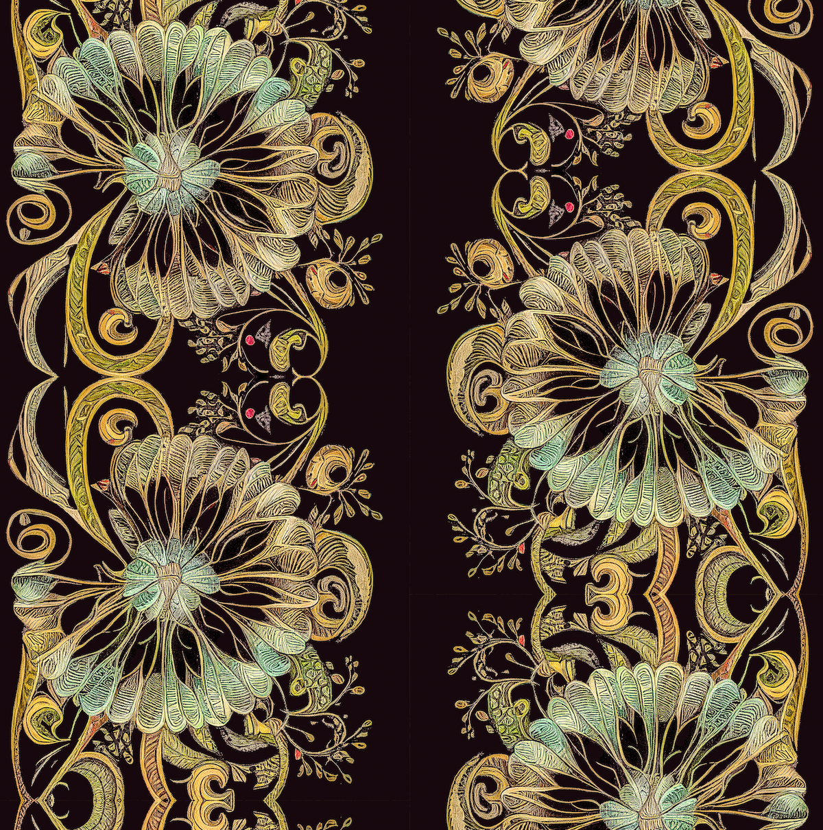 Fireflies Yellow