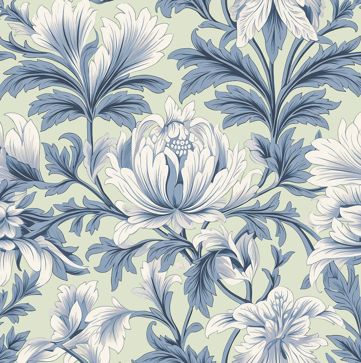 Atlanta Fabrics Davey Hall Periwinkle Fabric | Atlanta Fabrics