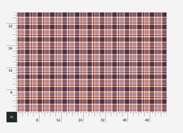 Doubleday Plaid Aubergine