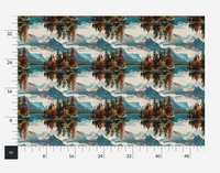 Atlanta Fabrics Bywater Aqua Fabric | Atlanta Fabrics