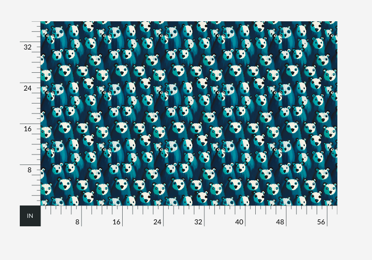 Bears In Aquamarine