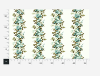 Atlanta Fabrics Olmstead Park Teal Fabric | Atlanta Fabrics