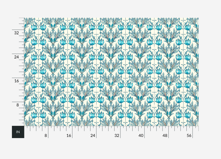 Atlanta Fabrics By The Dozen Cyan Fabric | Atlanta Fabrics