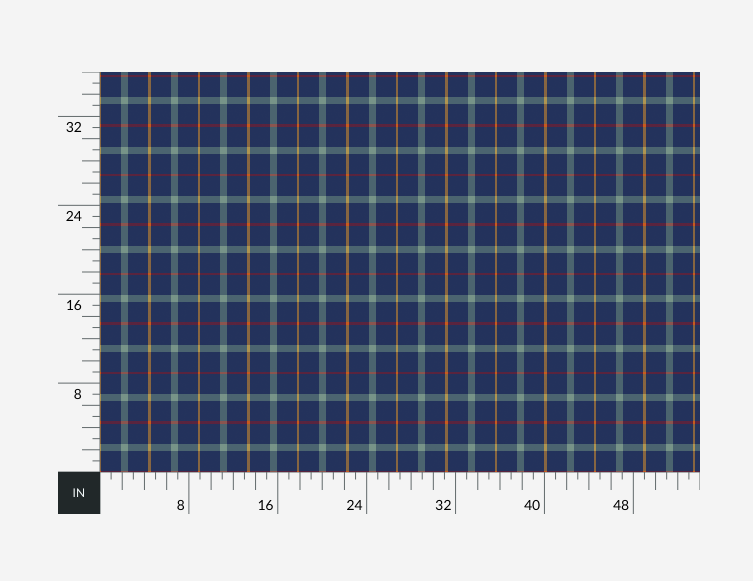 Atlanta Fabrics Shannon Plaid Navy Fabric | Atlanta Fabrics