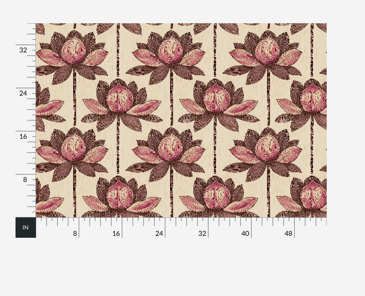 Atlanta Fabrics Paradisa Lotus Mahogany Fabric | Atlanta Fabrics