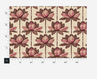 Atlanta Fabrics Paradisa Lotus Mahogany Fabric | Atlanta Fabrics