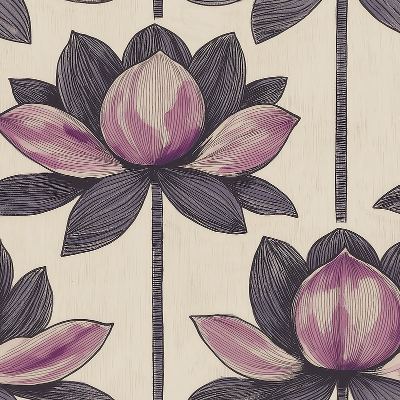 Atlanta Fabrics Paradisa Lotus Purple Fabric | Atlanta Fabrics