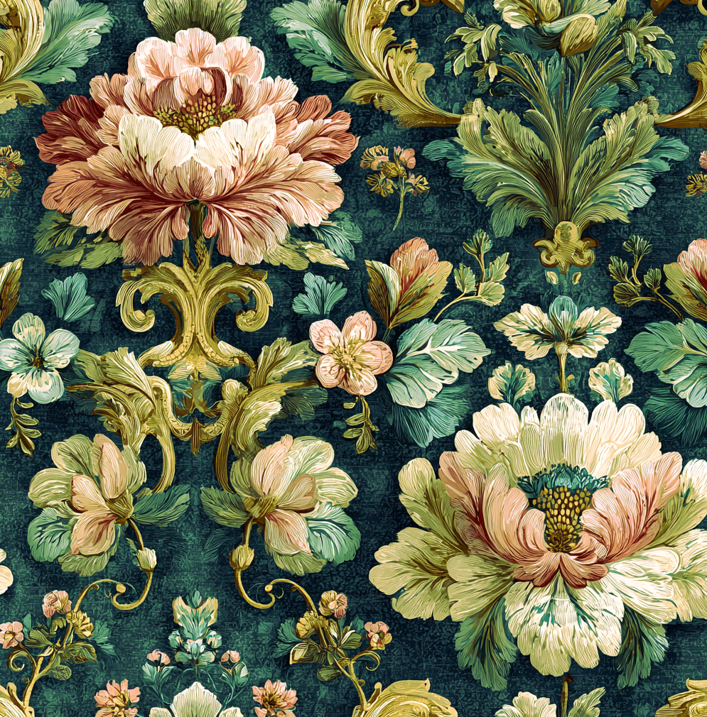 Atlanta Fabrics Hearthside Blossom Fern Fabric | Atlanta Fabrics