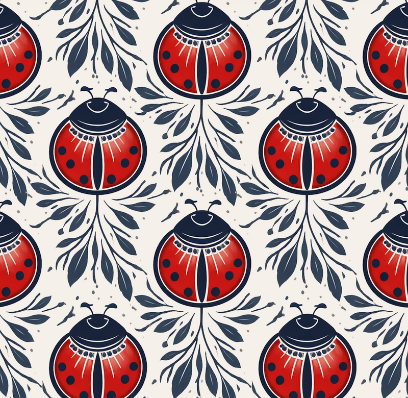 Atlanta Fabrics Buttonbug Red Fabric | Atlanta Fabrics