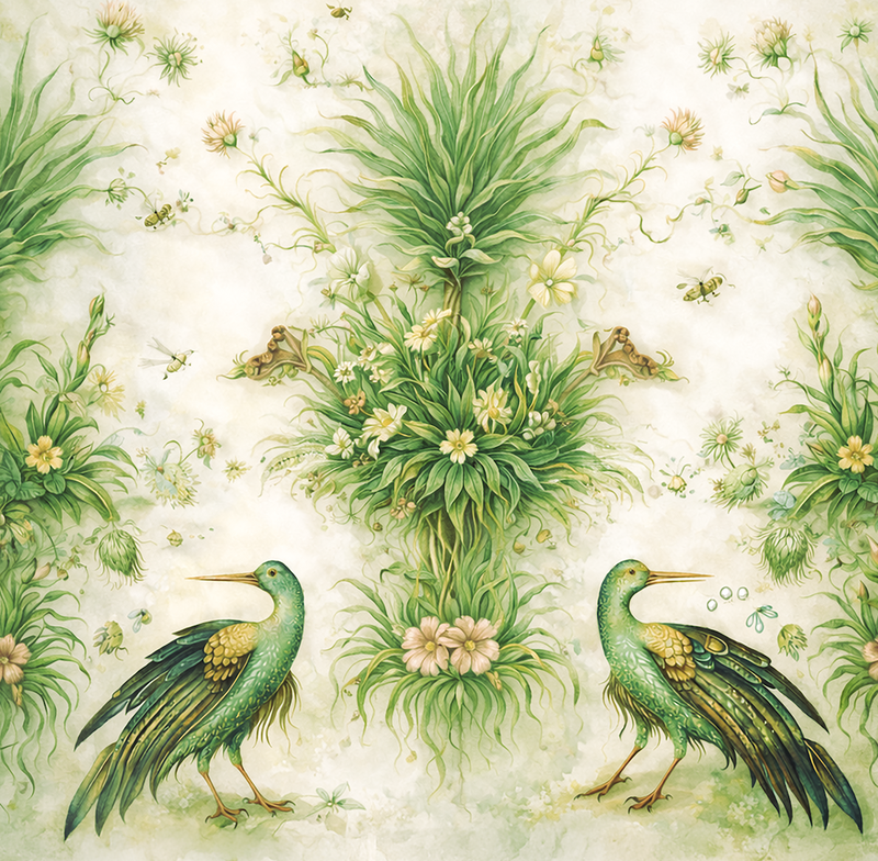 Atlanta Fabrics Simply Grande Green Fabric | Atlanta Fabrics