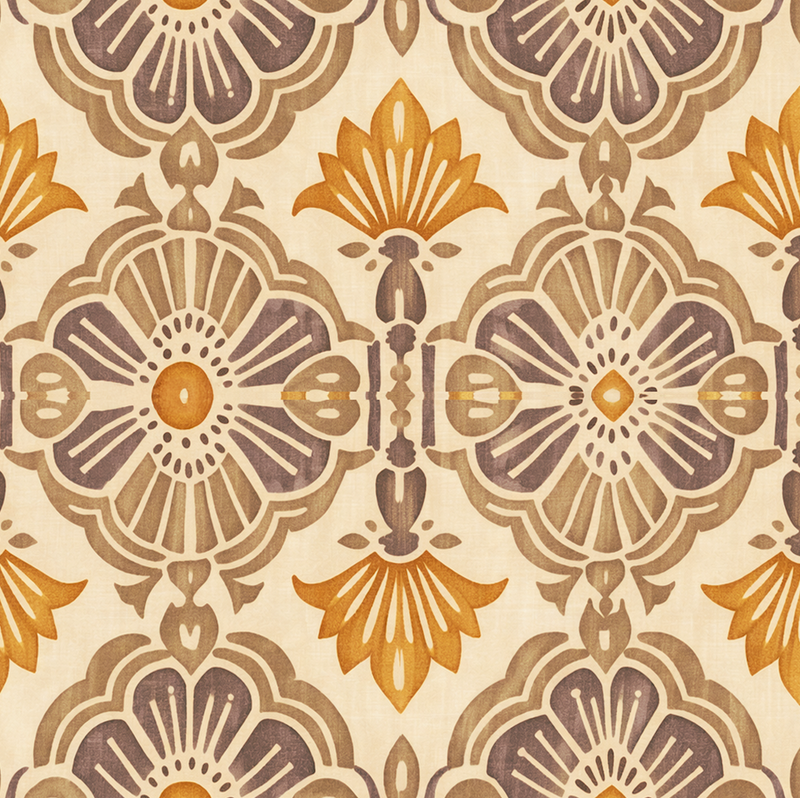 Atlanta Fabrics Beaty Coffee Fabric | Atlanta Fabrics