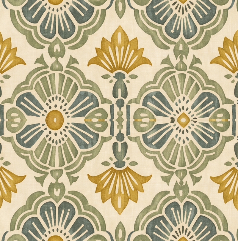 Atlanta Fabrics Beaty Olive Fabric | Atlanta Fabrics