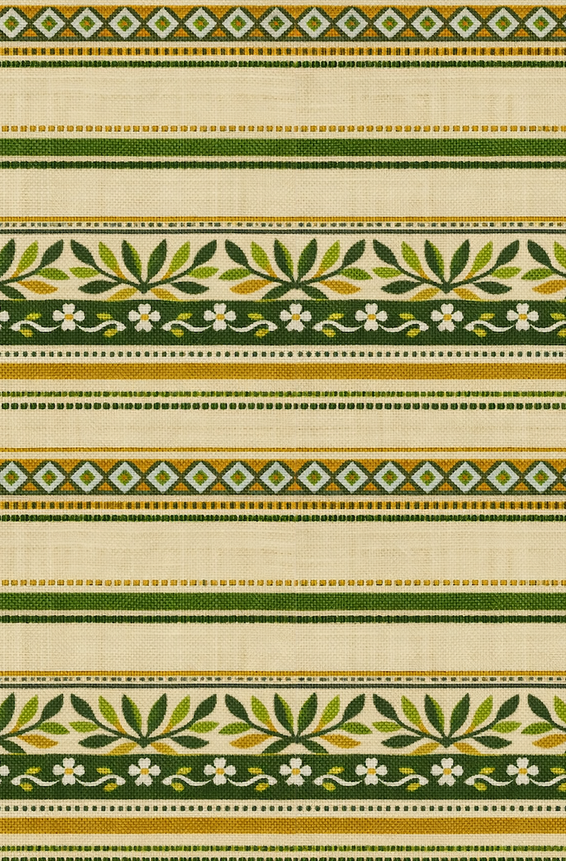 Atlanta Fabrics Redwood Stripe Green Fabric | Atlanta Fabrics