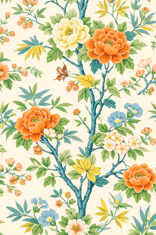 Atlanta Fabrics Chiyoda Teal Fabric | Atlanta Fabrics