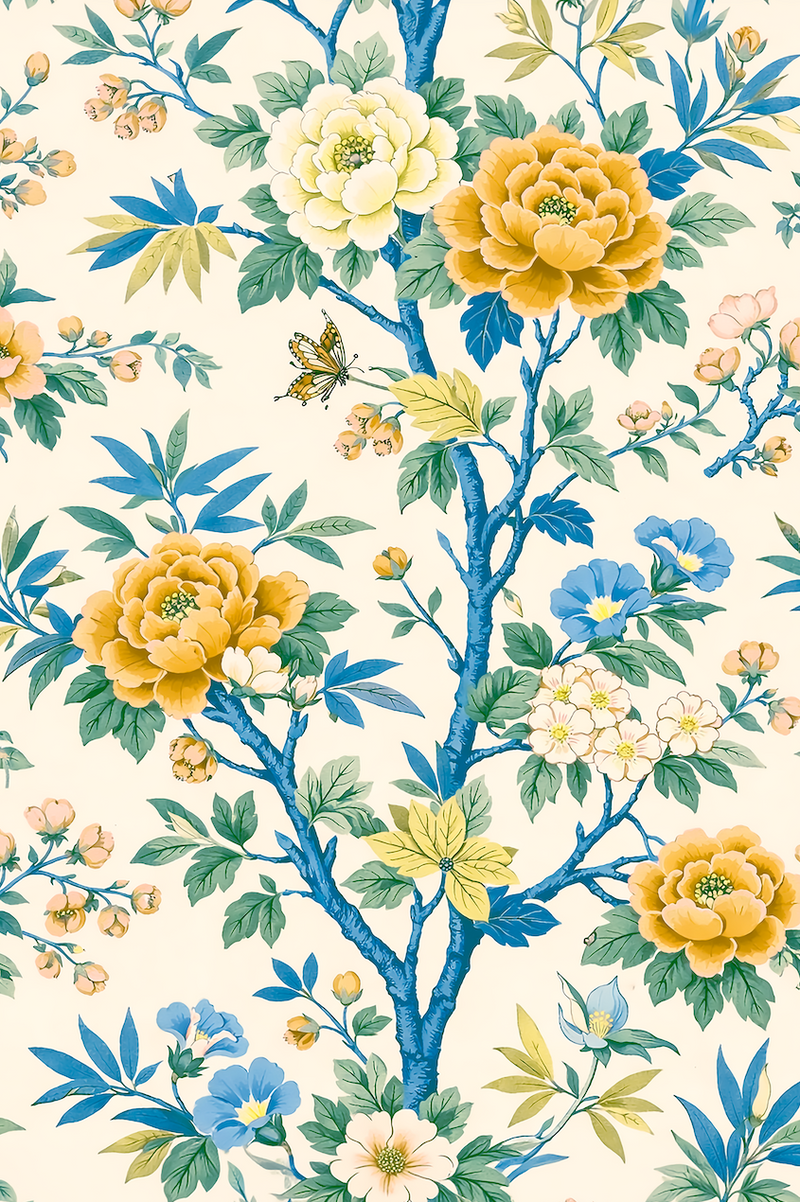 Atlanta Fabrics Chiyoda Azul Fabric | Atlanta Fabrics