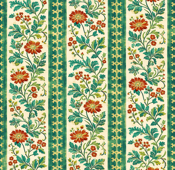 Atlanta Fabrics Kingsley Vine Emerald Fabric | Atlanta Fabrics