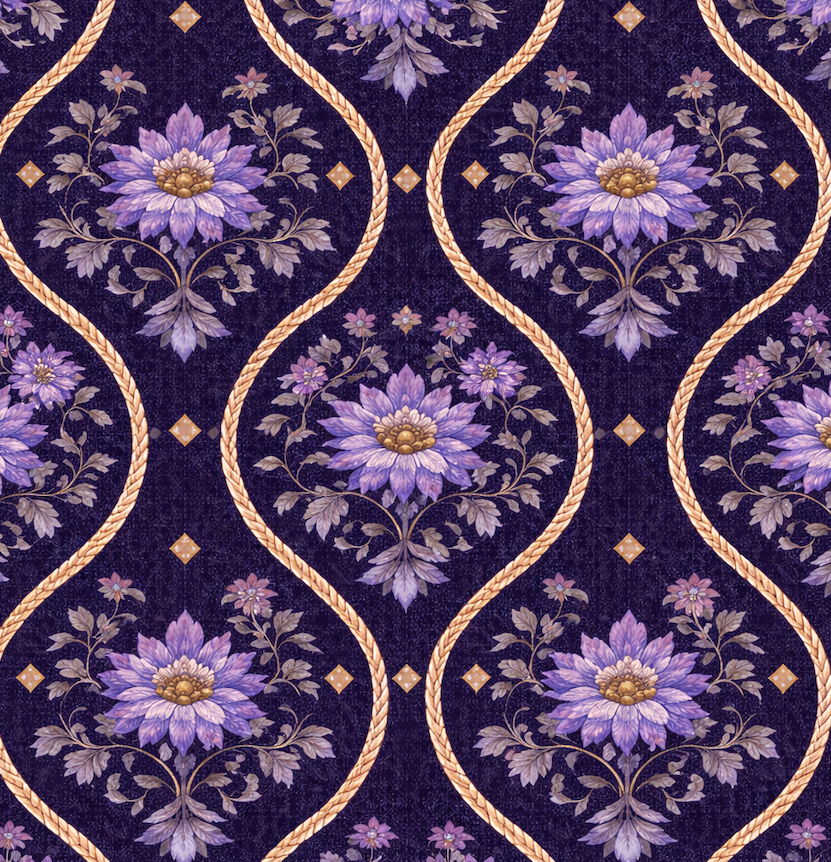 Atlanta Fabrics Byrne Lilac Fabric | Atlanta Fabrics