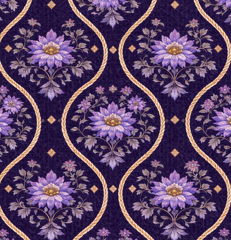 Atlanta Fabrics Byrne Lilac Fabric | Atlanta Fabrics
