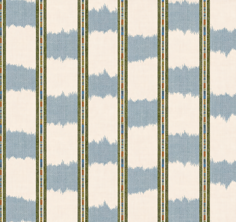 Atlanta Fabrics Westlands Blue Fabric | Atlanta Fabrics