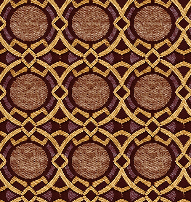 Atlanta Fabrics Raising Bail Aubergine Fabric | Atlanta Fabrics