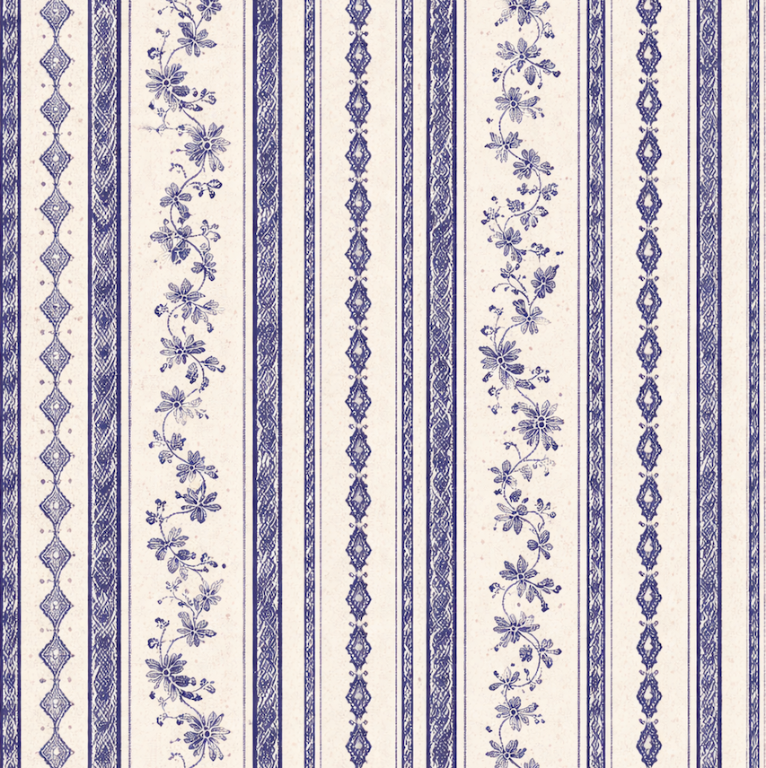 Atlanta Fabrics Delfine Indigo Fabric | Atlanta Fabrics