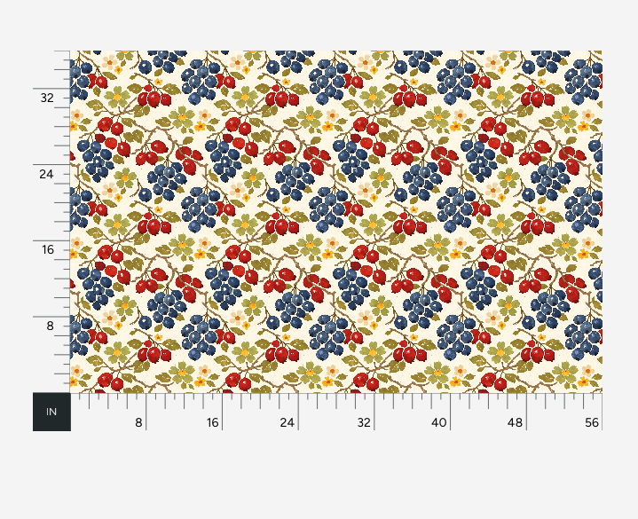 Atlanta Fabrics Berry Fine Americana Fabric | Atlanta Fabrics