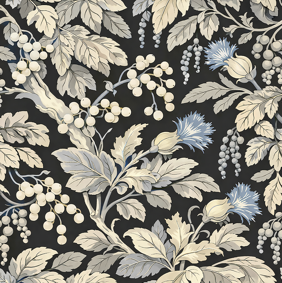 Atlanta Fabrics Friedenswald Onyx Fabric | Atlanta Fabrics