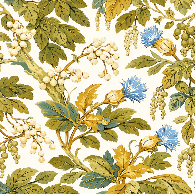 Atlanta Fabrics Friedenswald Olive Fabric | Atlanta Fabrics