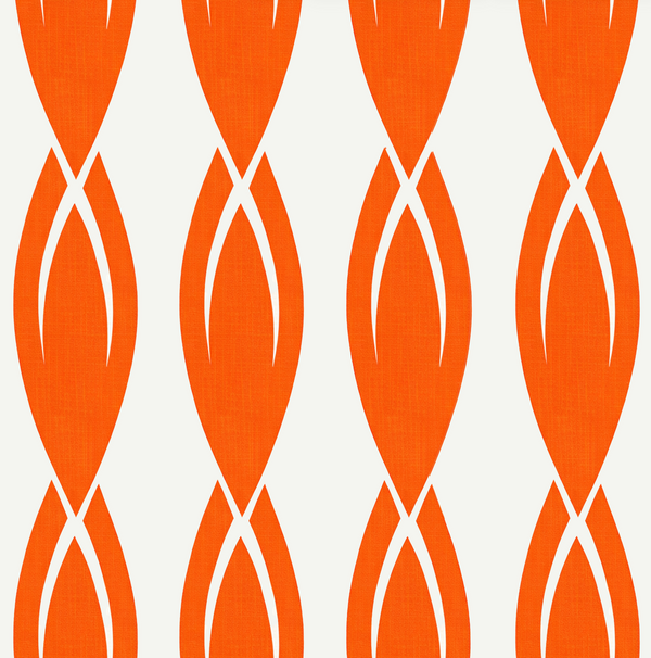 Atlanta Fabrics Feagen Orange Fabric | Atlanta Fabrics