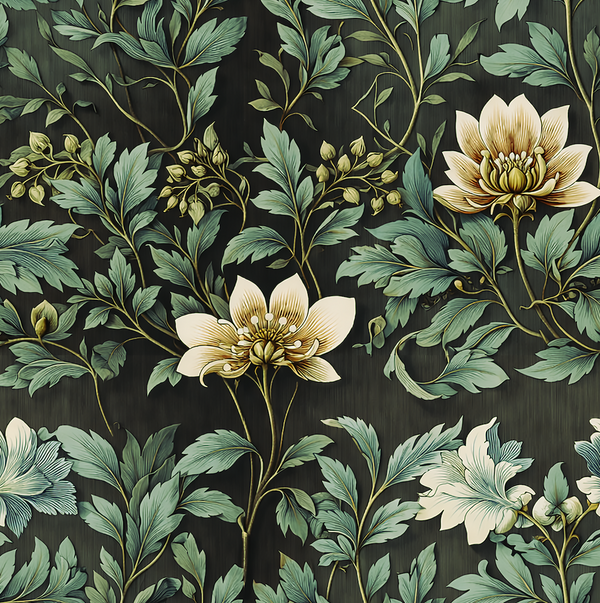 Atlanta Fabrics Frederica Green Fabric | Atlanta Fabrics