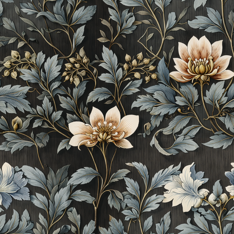 Atlanta Fabrics Frederica Teal Fabric | Atlanta Fabrics