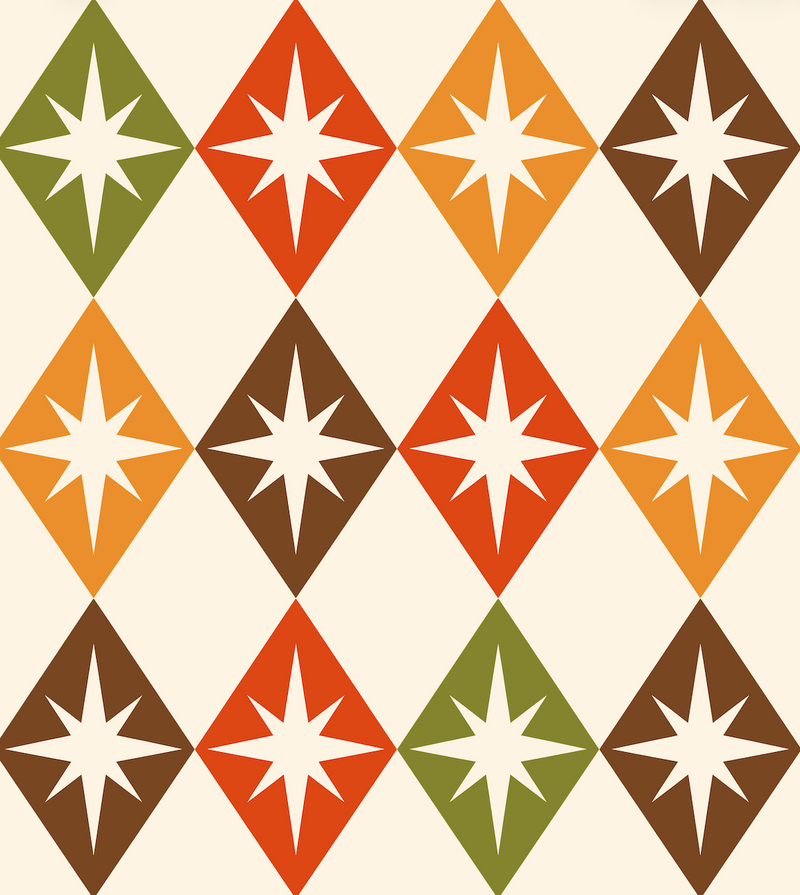 Atlanta Fabrics Atomic Harlequin Atomic Spice Fabric | Atlanta Fabrics