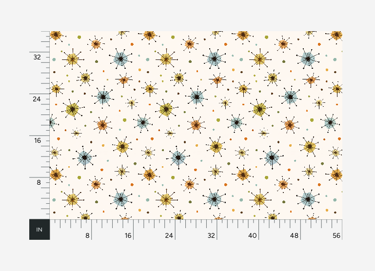 Atlanta Fabrics Atomic Drift Vintage Mix Fabric | Atlanta Fabrics