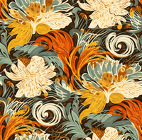 Atlanta Fabrics Countless Hours Russet Fabric | Atlanta Fabrics