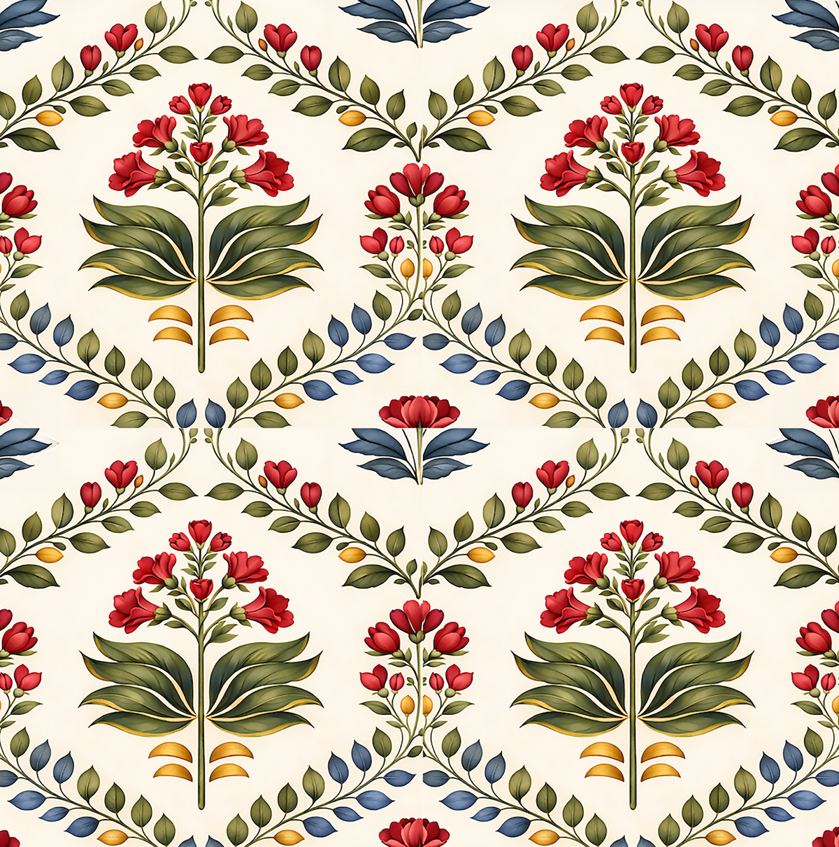 Atlanta Fabrics Merriweather Colonial Garden Fabric | Atlanta Fabrics