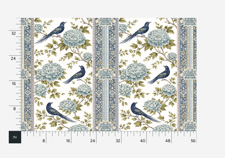 Atlanta Fabrics Morning Song Robins Egg Fabric | Atlanta Fabrics