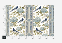 Atlanta Fabrics Morning Song Robins Egg Fabric | Atlanta Fabrics