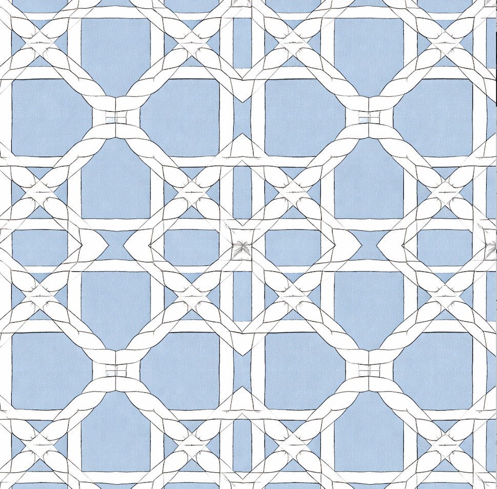 Atlanta Fabrics Dont Fret Powder Blue Fabric | Atlanta Fabrics