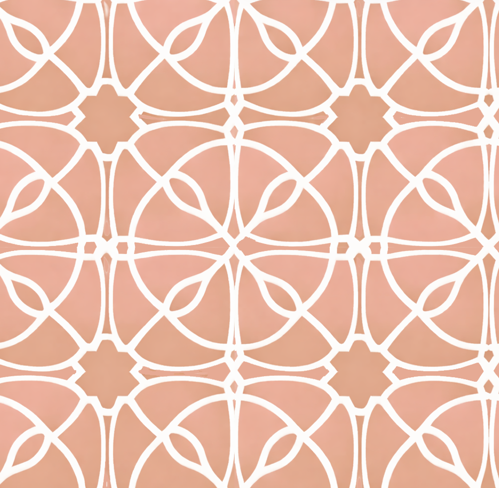 Atlanta Fabrics Bridgework Blush Cream Fabric | Atlanta Fabrics