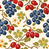Atlanta Fabrics Berry Fine Americana Fabric | Atlanta Fabrics