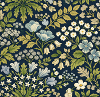 Atlanta Fabrics Treasure Trove Blue Fabric | Atlanta Fabrics