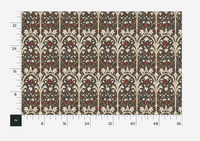 Atlanta Fabrics Arcadian Song Charcoal Fabric | Atlanta Fabrics