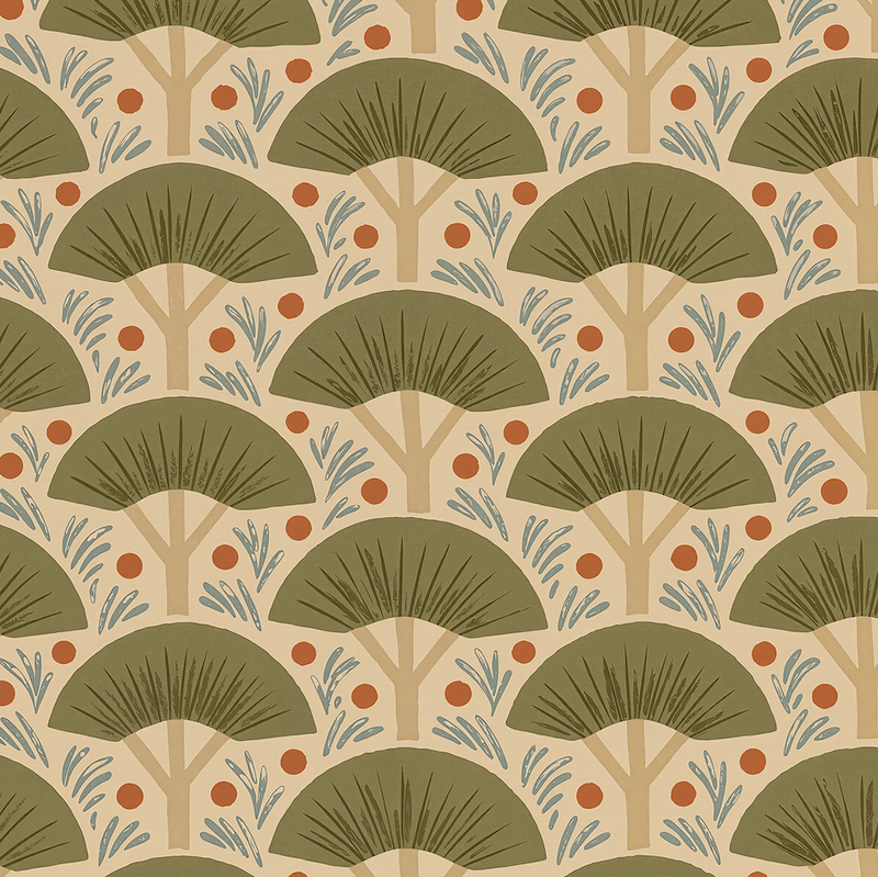 Atlanta Fabrics Acacia Grove Sandy Beige Fabric | Atlanta Fabrics