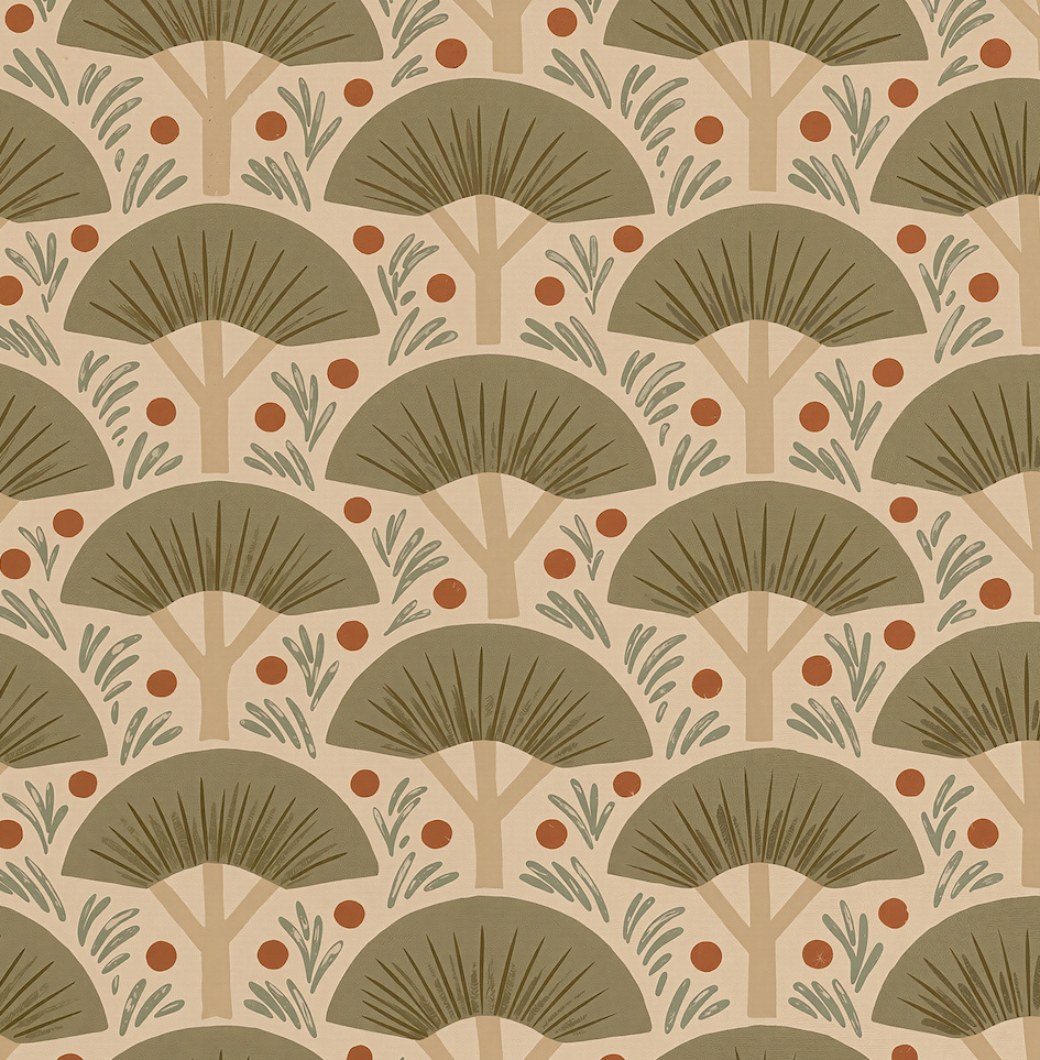 Atlanta Fabrics Acacia Grove Sage Olive Fabric | Atlanta Fabrics