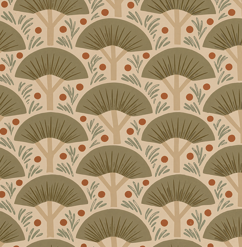 Atlanta Fabrics Acacia Grove Sage Olive Fabric | Atlanta Fabrics