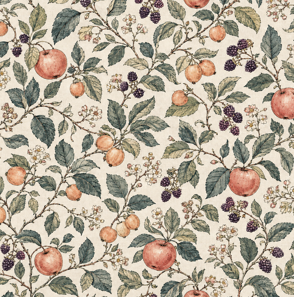 Atlanta Fabrics Bramble Orchard Apricot Fabric | Atlanta Fabrics