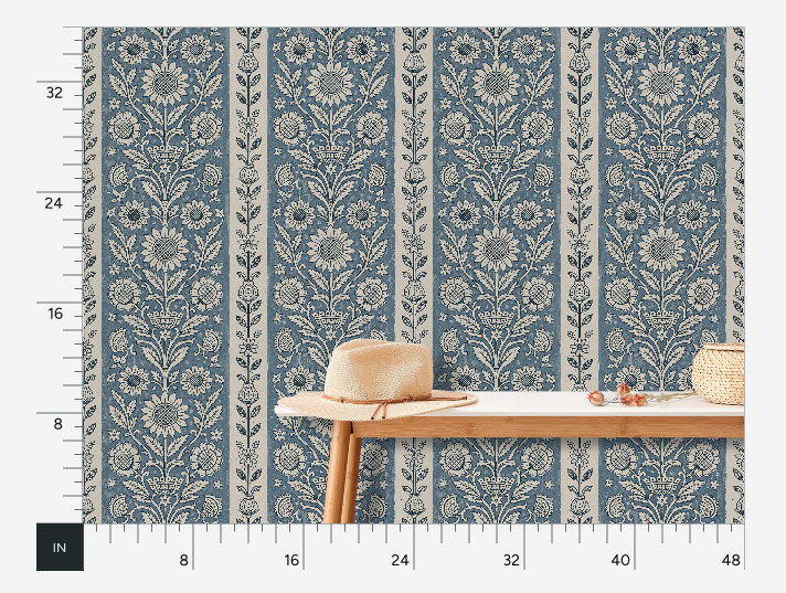 Garden Stripe Blue